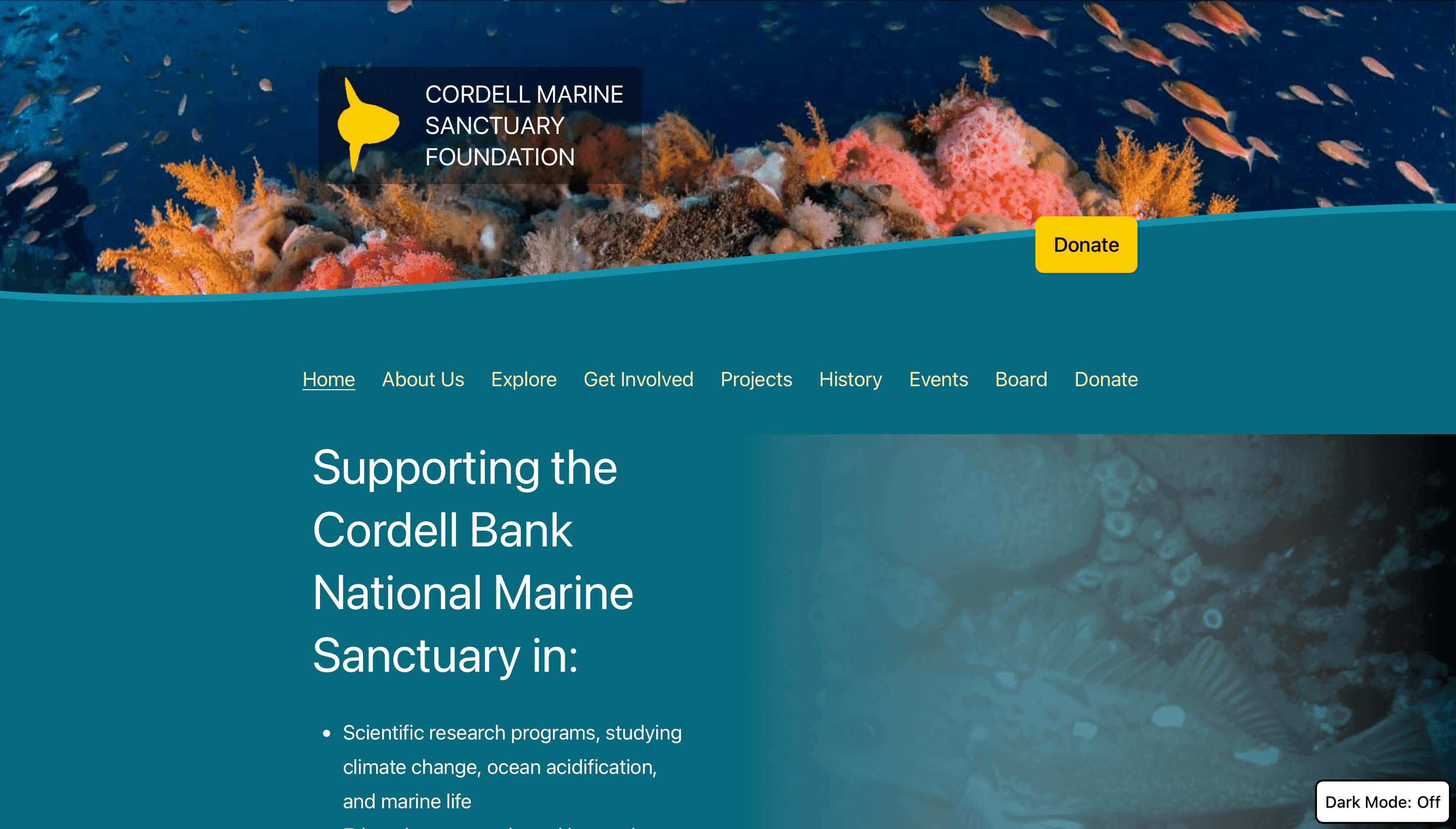 cordell bay marine sanctuary foundation